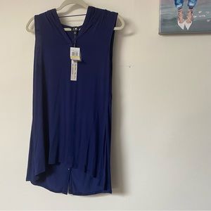 Cable & gauge hoodie tunic